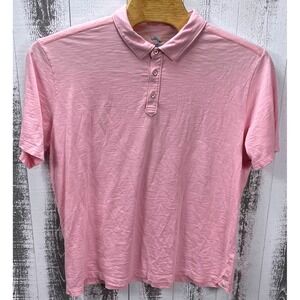 Tommy Bahama Polo Men's XXL Pink Premium Pima Cotton Soft Knit